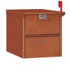 Salsbury Locking Column Roadside Mailbox Copper