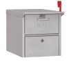 Salsbury Locking Column Roadside Mailbox Silver