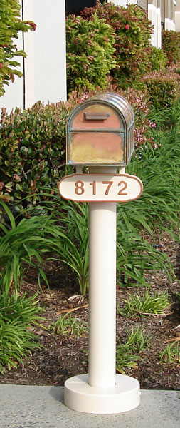 Streetscape Westchester Mailbox with Basic Post