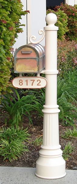 Streetscape Westchester Mailbox with Newport Post